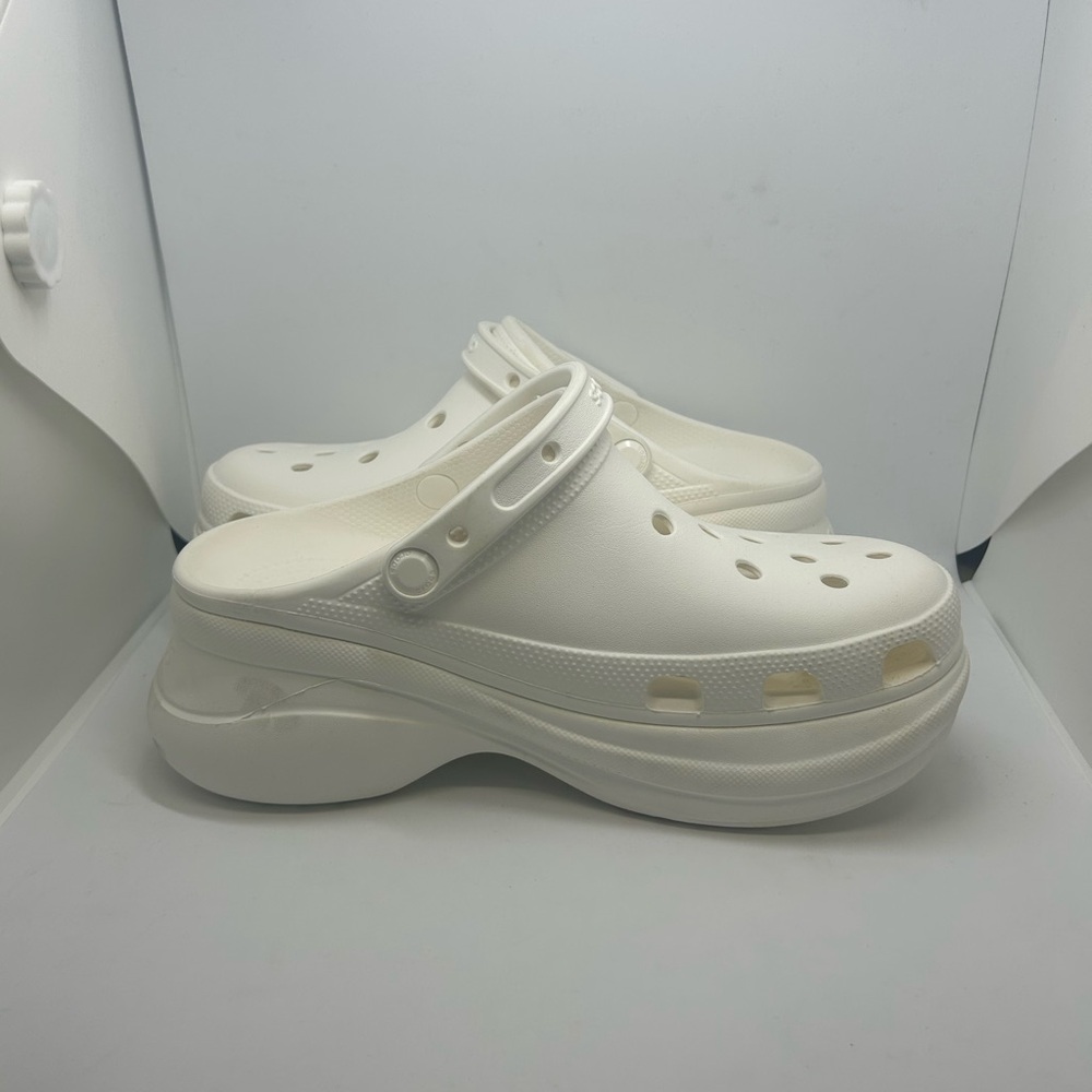 White Platform Crocs - Picture 5 of 7